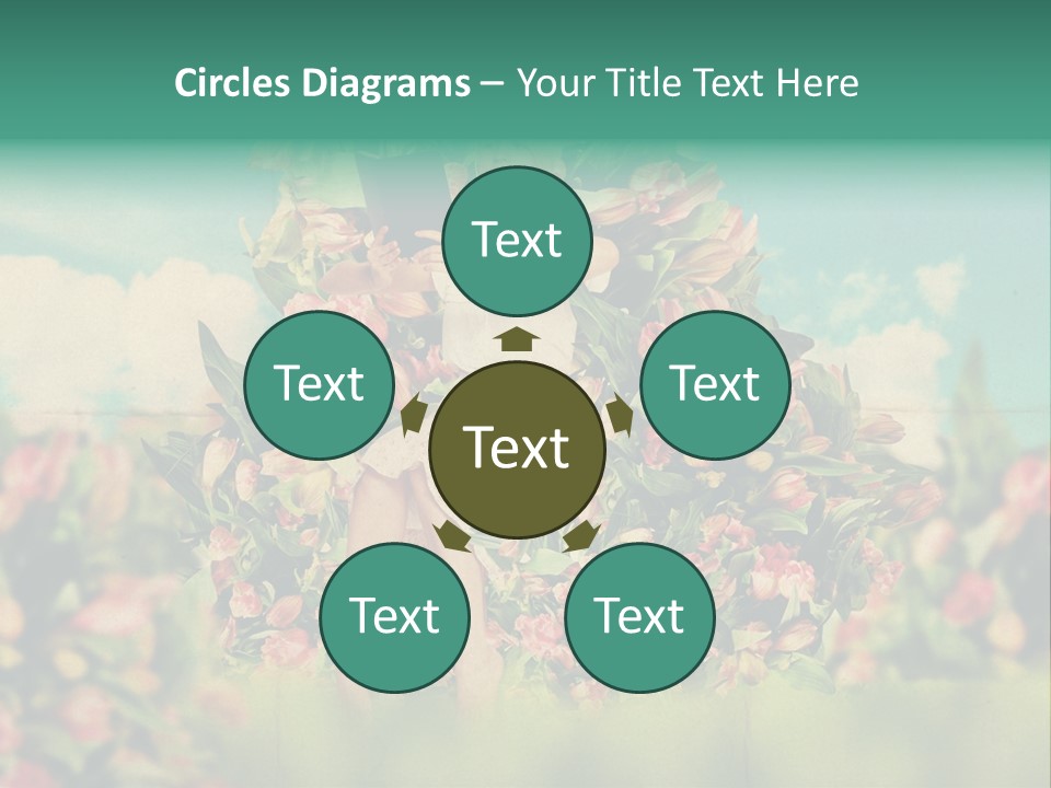 Aged Woman Grunge PowerPoint Template