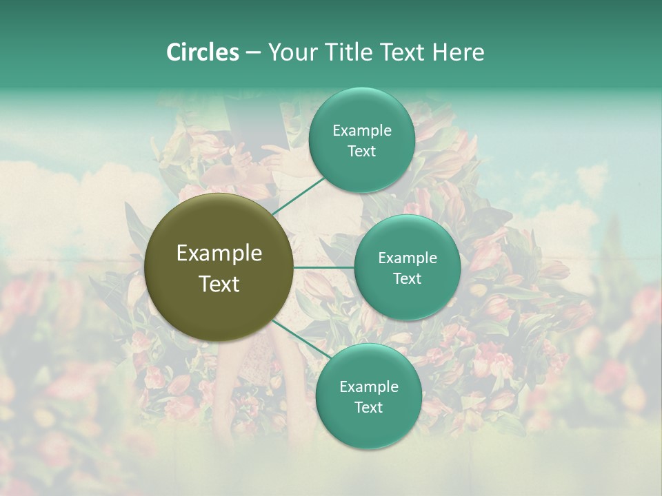 Aged Woman Grunge PowerPoint Template