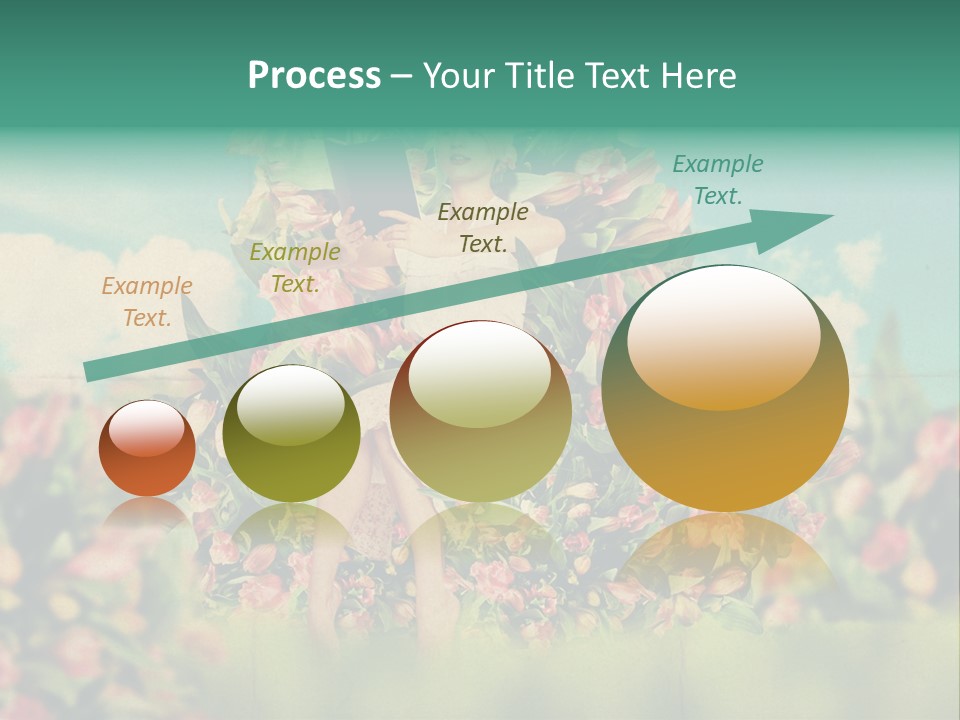 Aged Woman Grunge PowerPoint Template