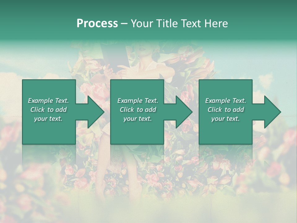 Aged Woman Grunge PowerPoint Template