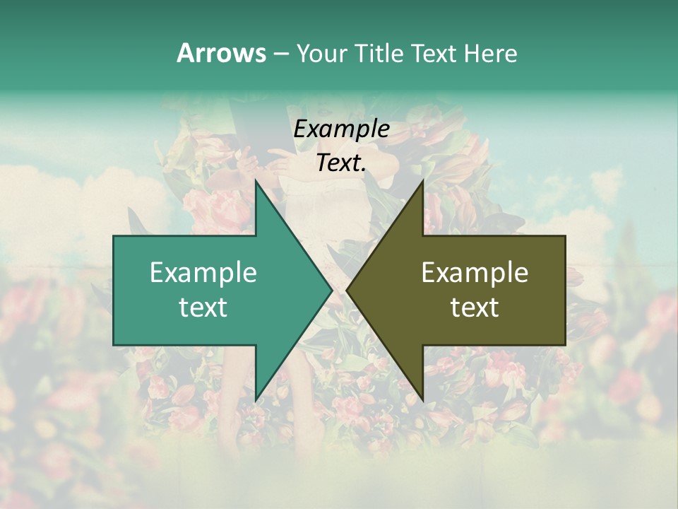 Aged Woman Grunge PowerPoint Template