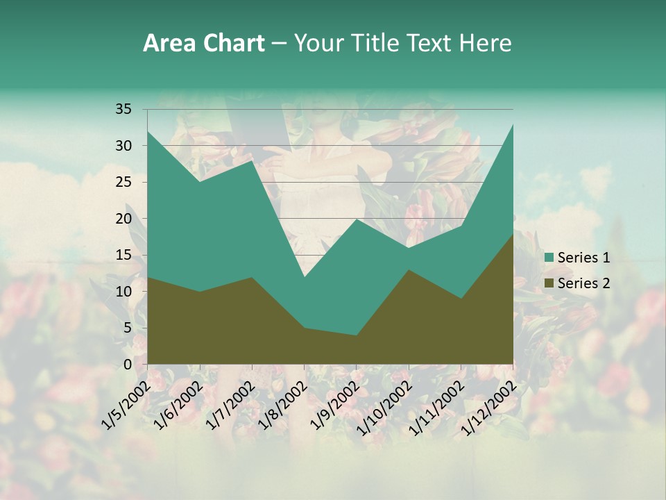 Aged Woman Grunge PowerPoint Template