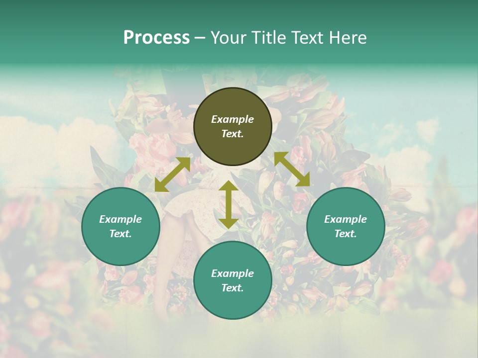 Aged Woman Grunge PowerPoint Template