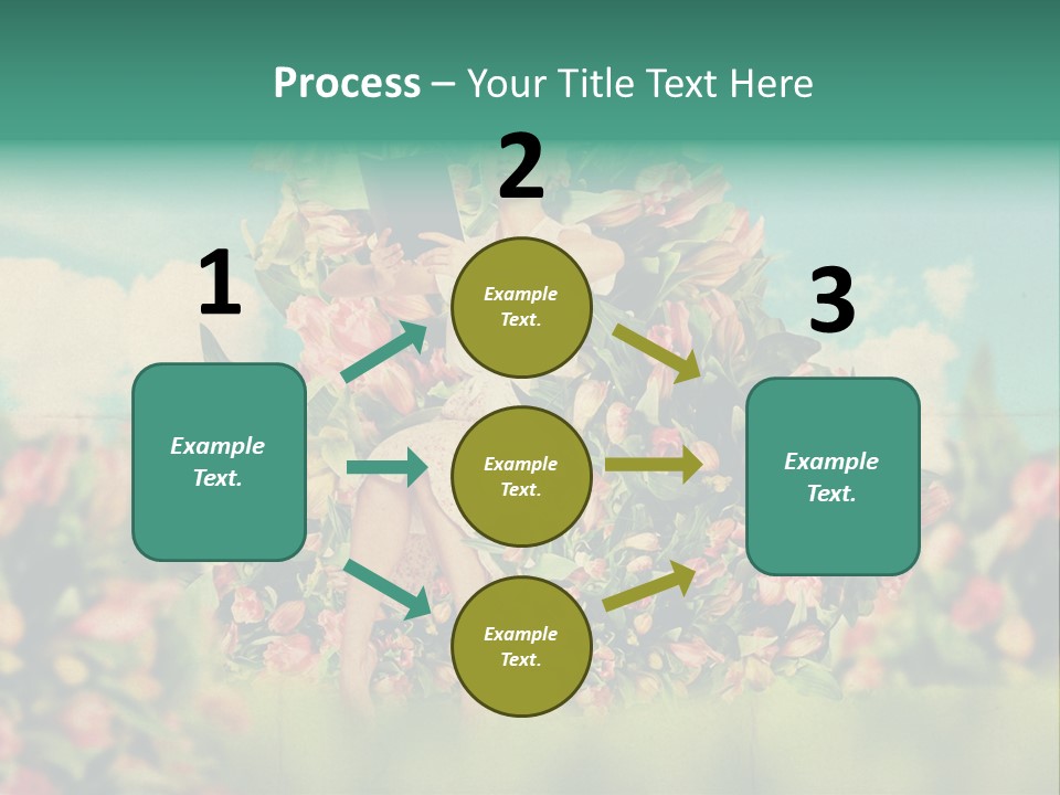 Aged Woman Grunge PowerPoint Template