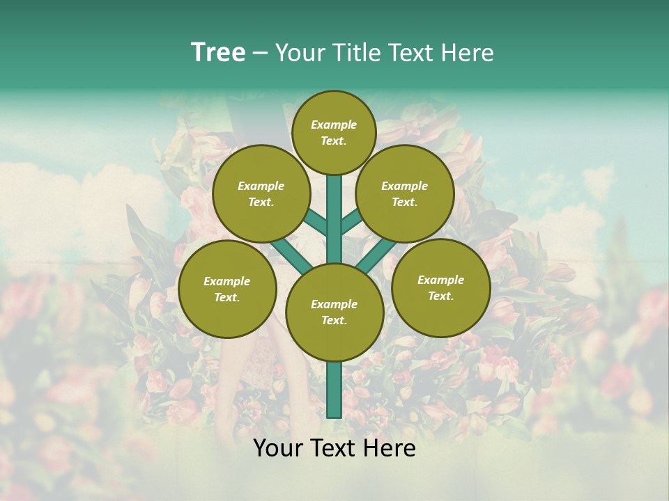 Aged Woman Grunge PowerPoint Template