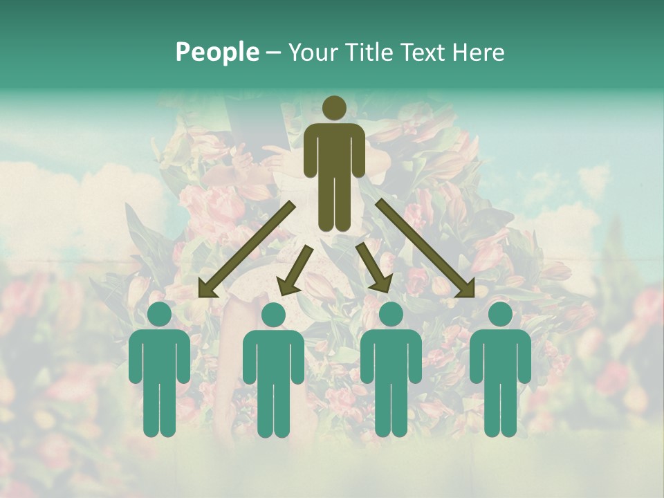 Aged Woman Grunge PowerPoint Template