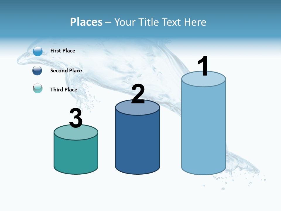 Liquid Transparent Water PowerPoint Template