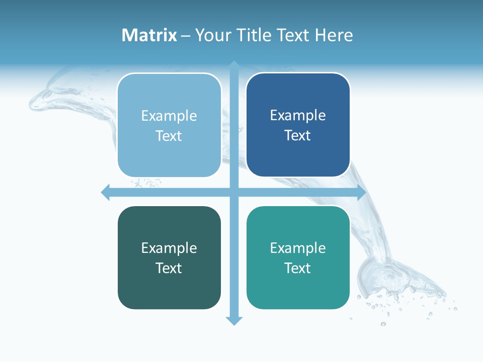 Liquid Transparent Water PowerPoint Template