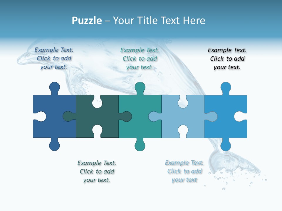 Liquid Transparent Water PowerPoint Template