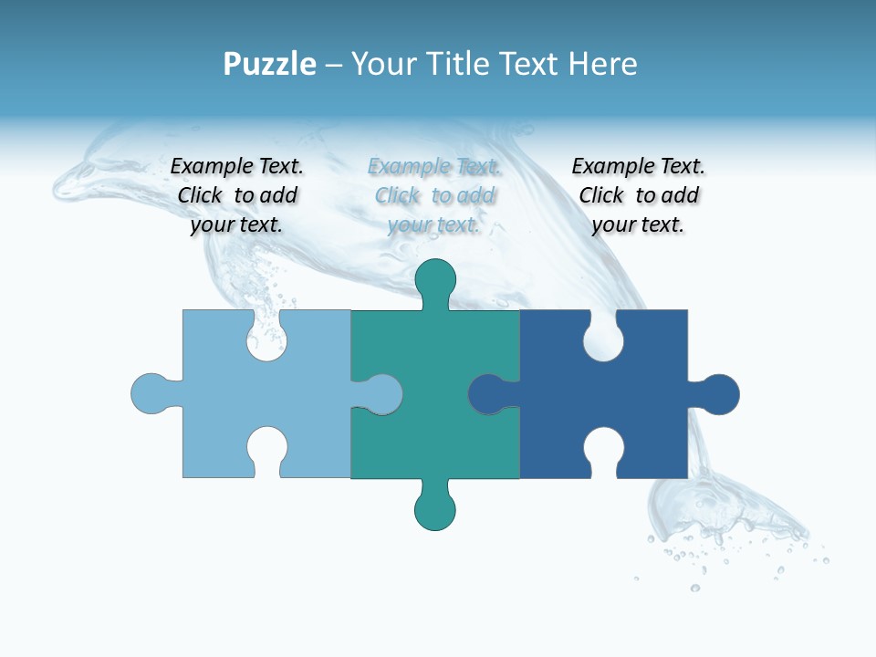 Liquid Transparent Water PowerPoint Template