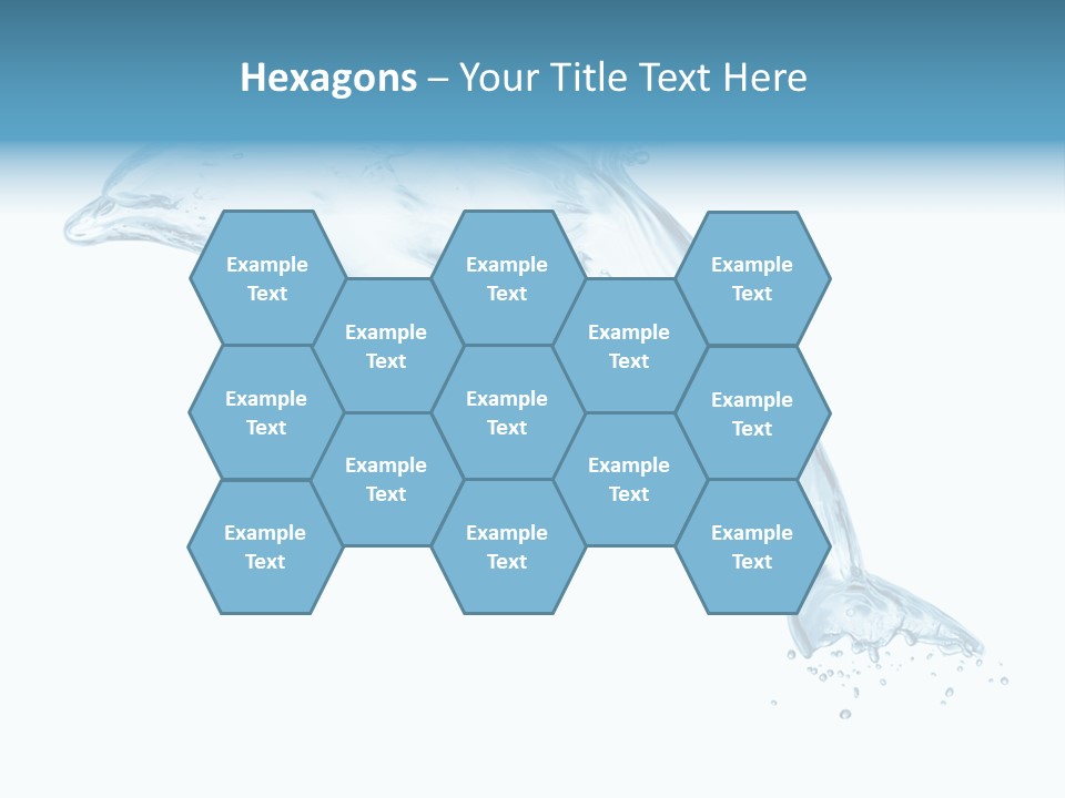 Liquid Transparent Water PowerPoint Template