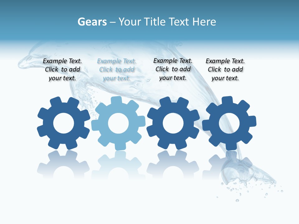 Liquid Transparent Water PowerPoint Template