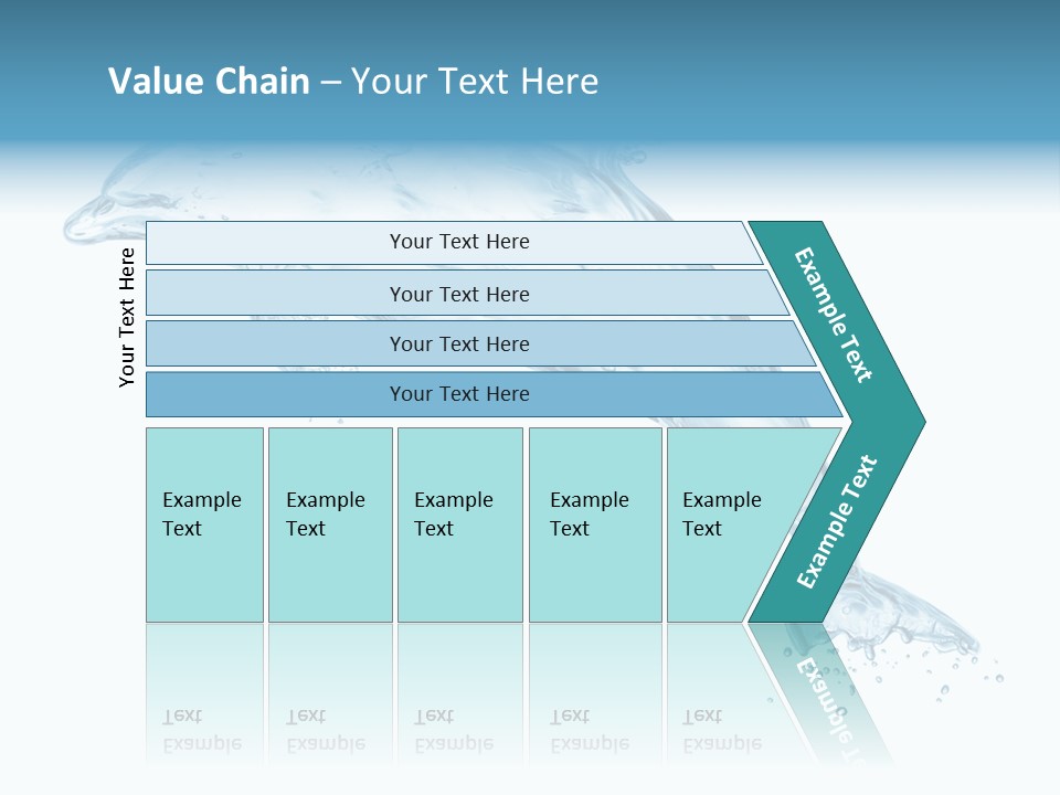 Liquid Transparent Water PowerPoint Template