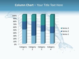 Liquid Transparent Water PowerPoint Template