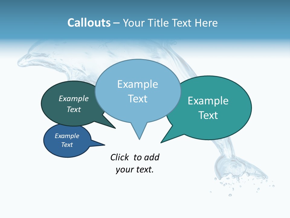 Liquid Transparent Water PowerPoint Template
