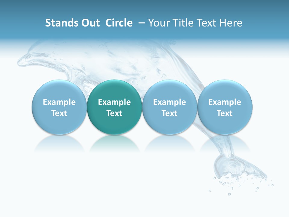 Liquid Transparent Water PowerPoint Template