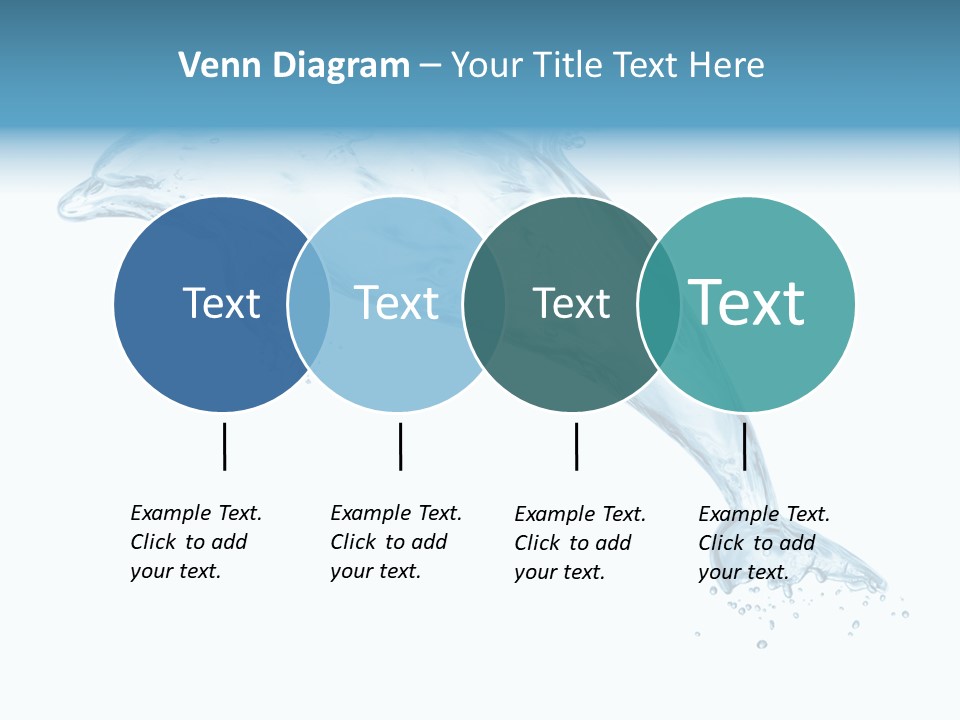 Liquid Transparent Water PowerPoint Template
