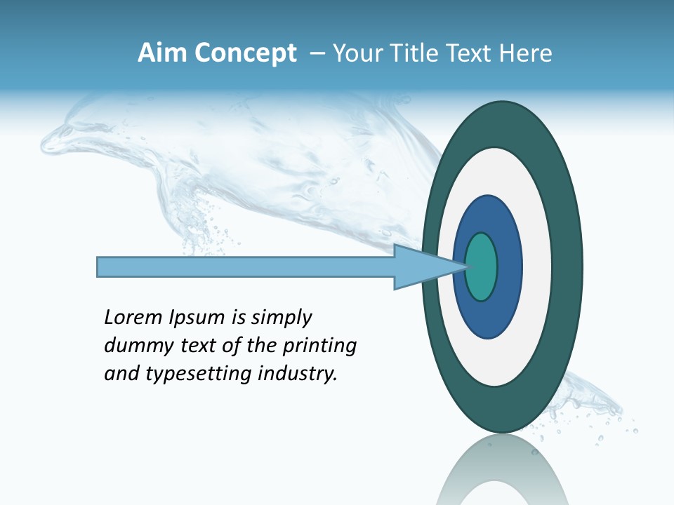 Liquid Transparent Water PowerPoint Template