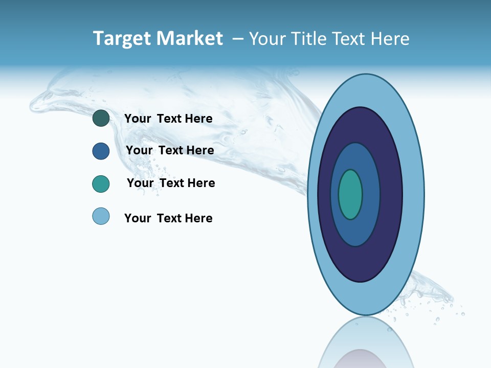 Liquid Transparent Water PowerPoint Template