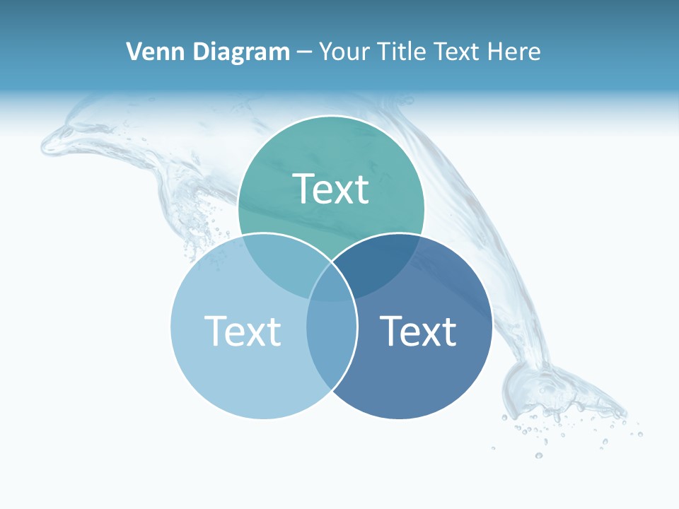 Liquid Transparent Water PowerPoint Template