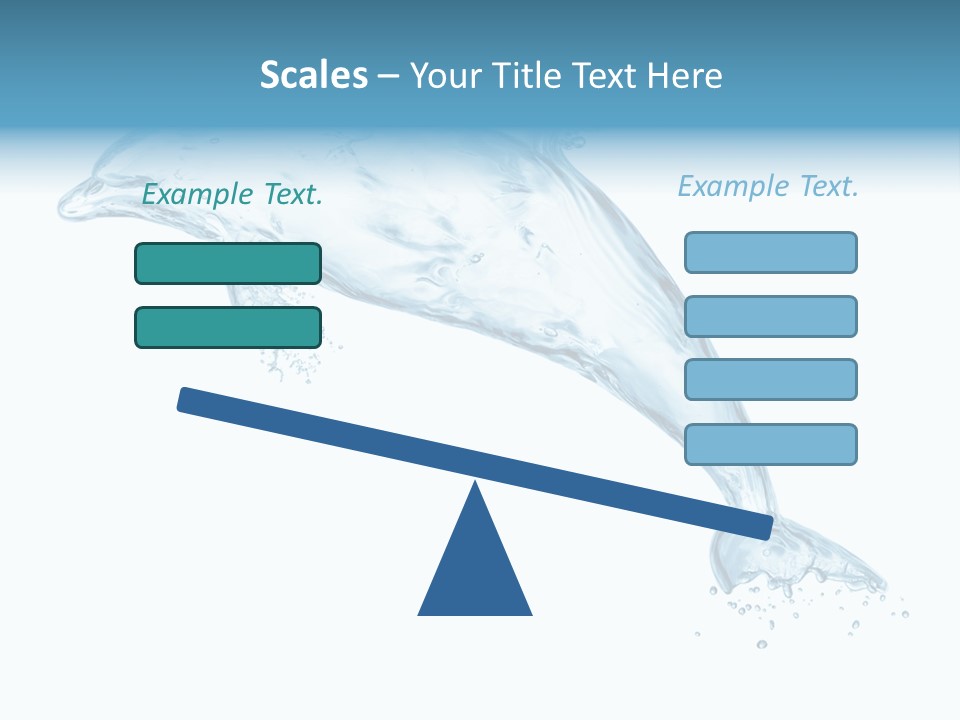 Liquid Transparent Water PowerPoint Template