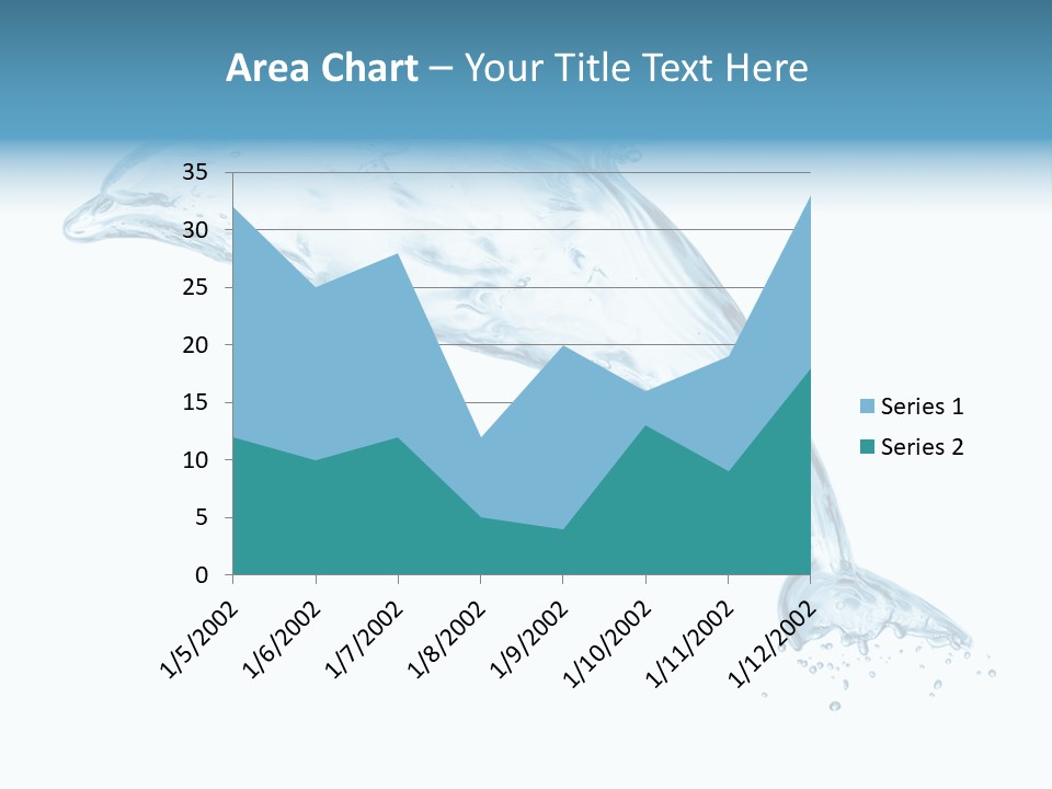 Liquid Transparent Water PowerPoint Template