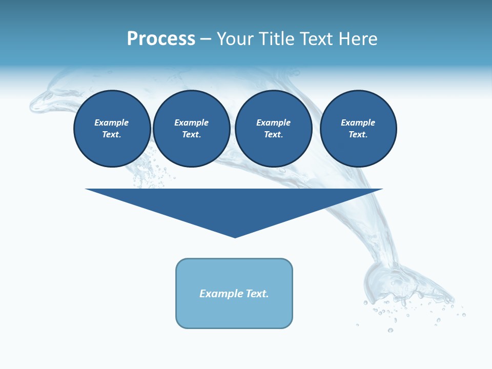 Liquid Transparent Water PowerPoint Template