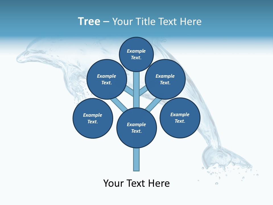 Liquid Transparent Water PowerPoint Template
