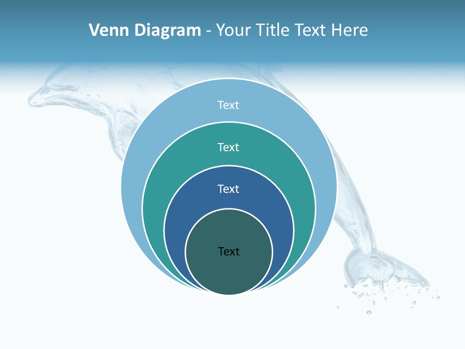 Liquid Transparent Water PowerPoint Template