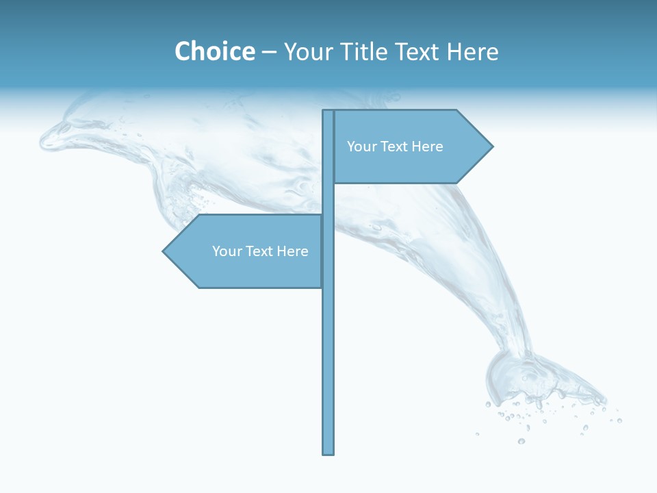 Liquid Transparent Water PowerPoint Template