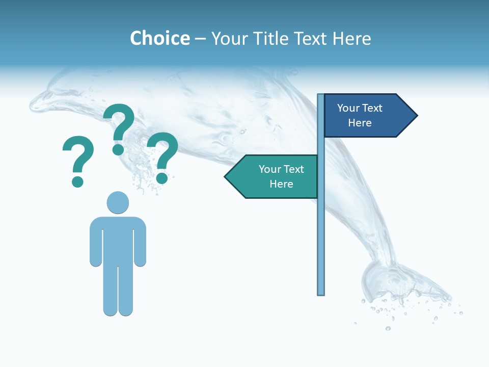 Liquid Transparent Water PowerPoint Template