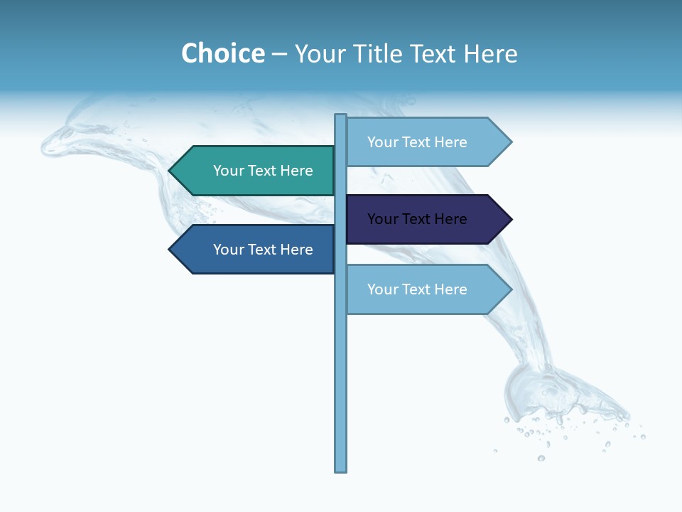 Liquid Transparent Water PowerPoint Template