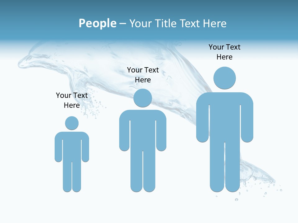 Liquid Transparent Water PowerPoint Template