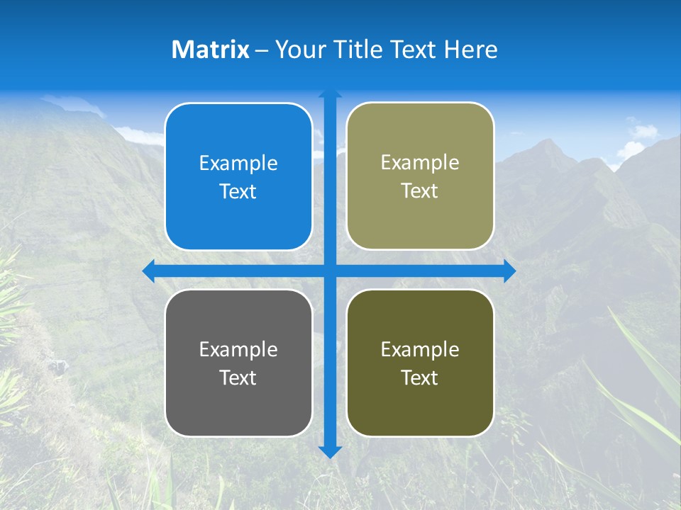 Collapse Landscape Sky PowerPoint Template