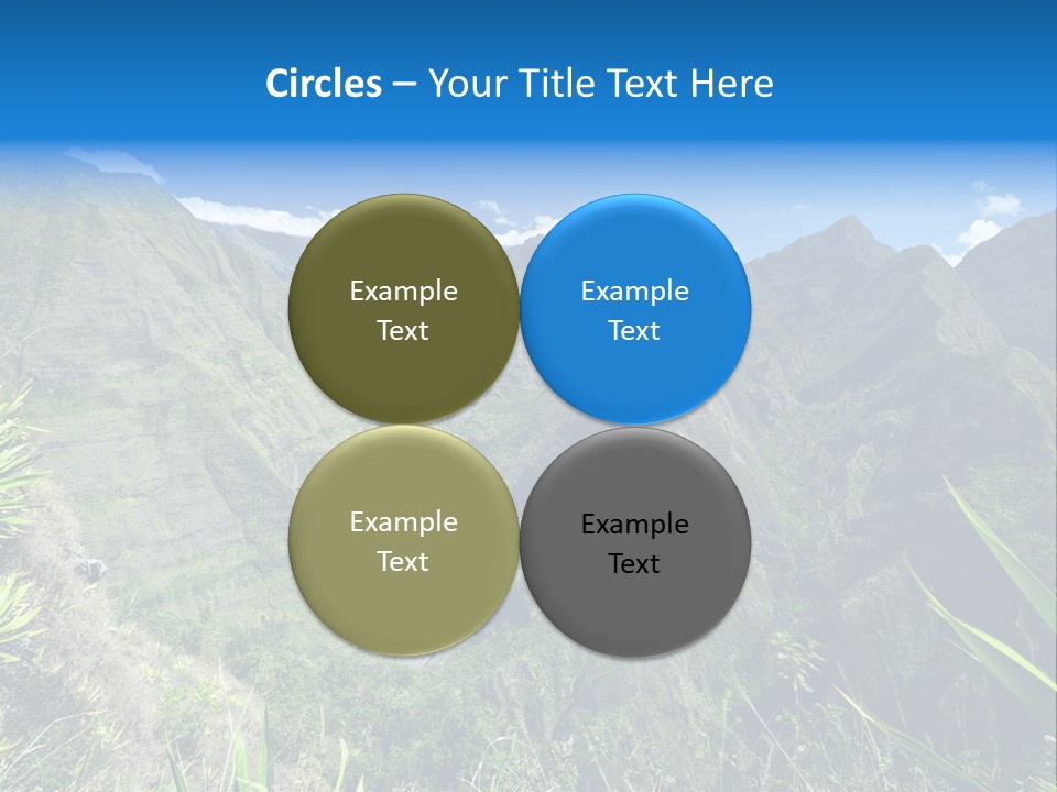 Collapse Landscape Sky PowerPoint Template