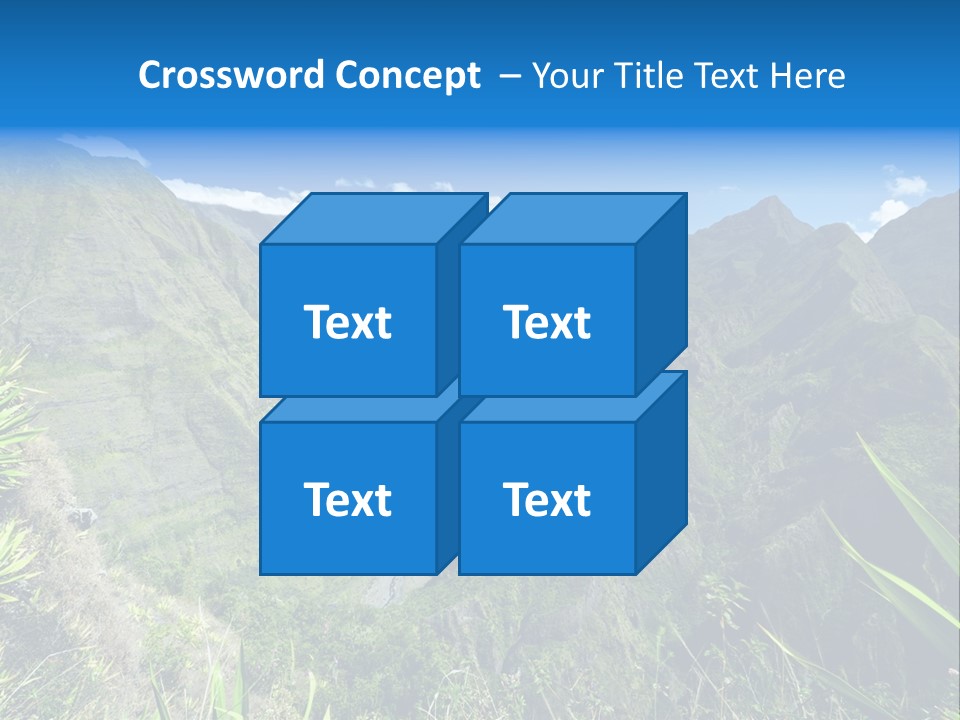 Collapse Landscape Sky PowerPoint Template