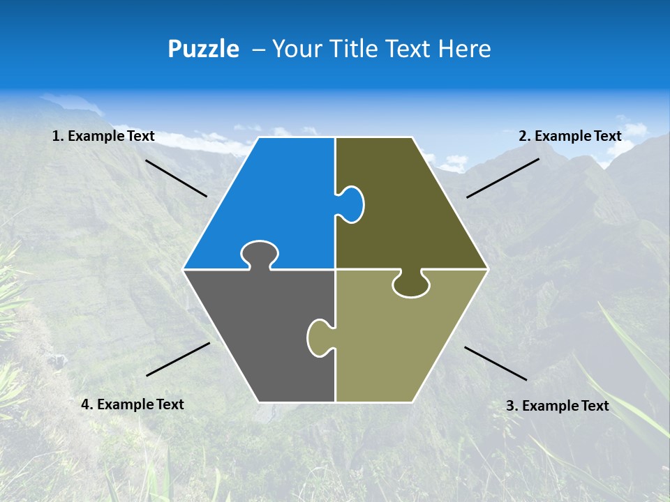 Collapse Landscape Sky PowerPoint Template
