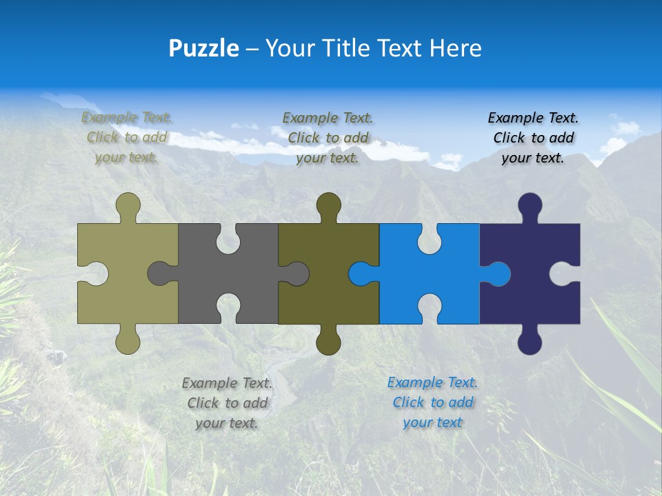 Collapse Landscape Sky PowerPoint Template