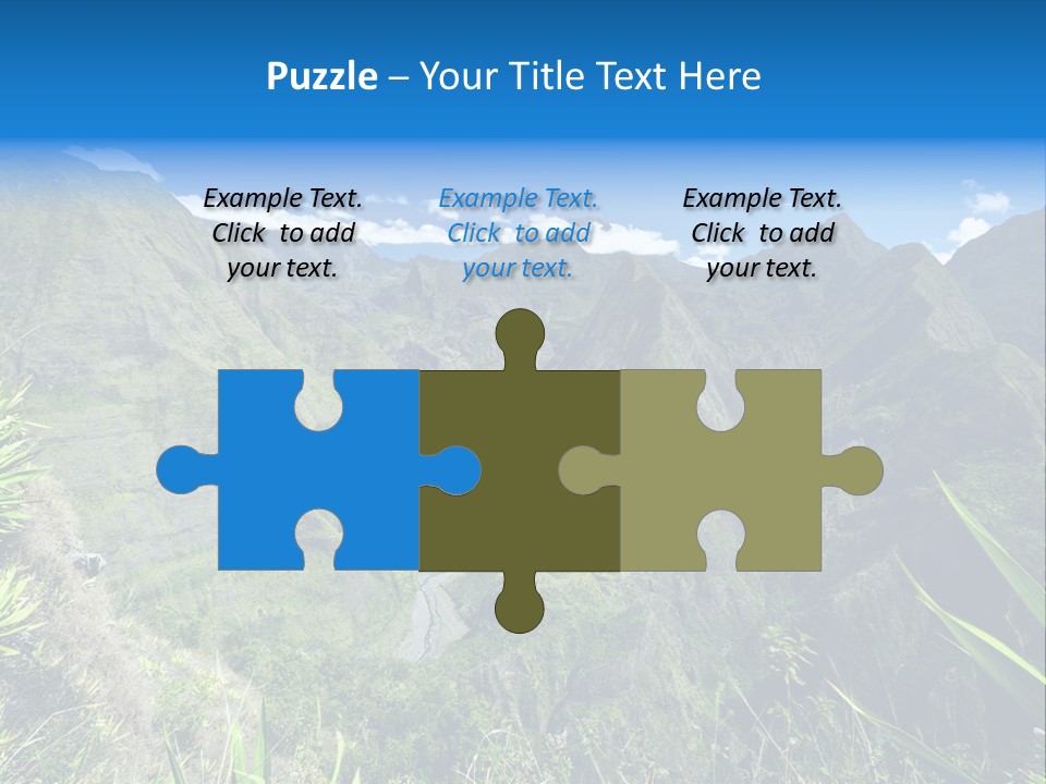 Collapse Landscape Sky PowerPoint Template