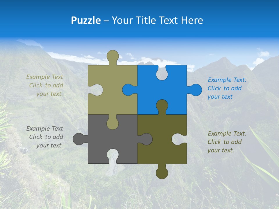 Collapse Landscape Sky PowerPoint Template