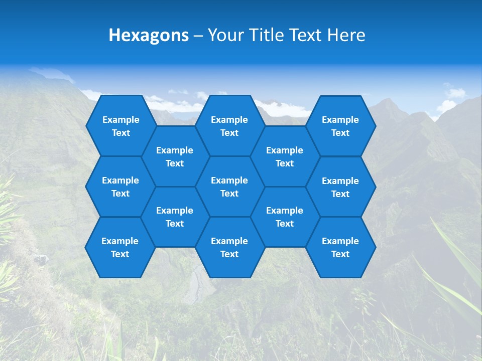 Collapse Landscape Sky PowerPoint Template