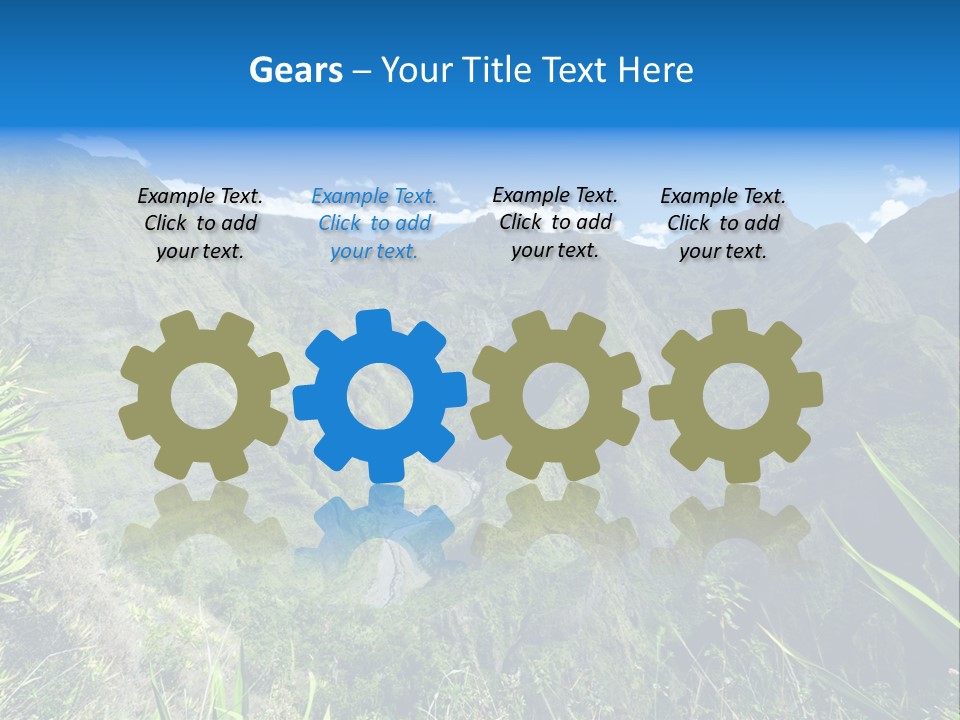 Collapse Landscape Sky PowerPoint Template