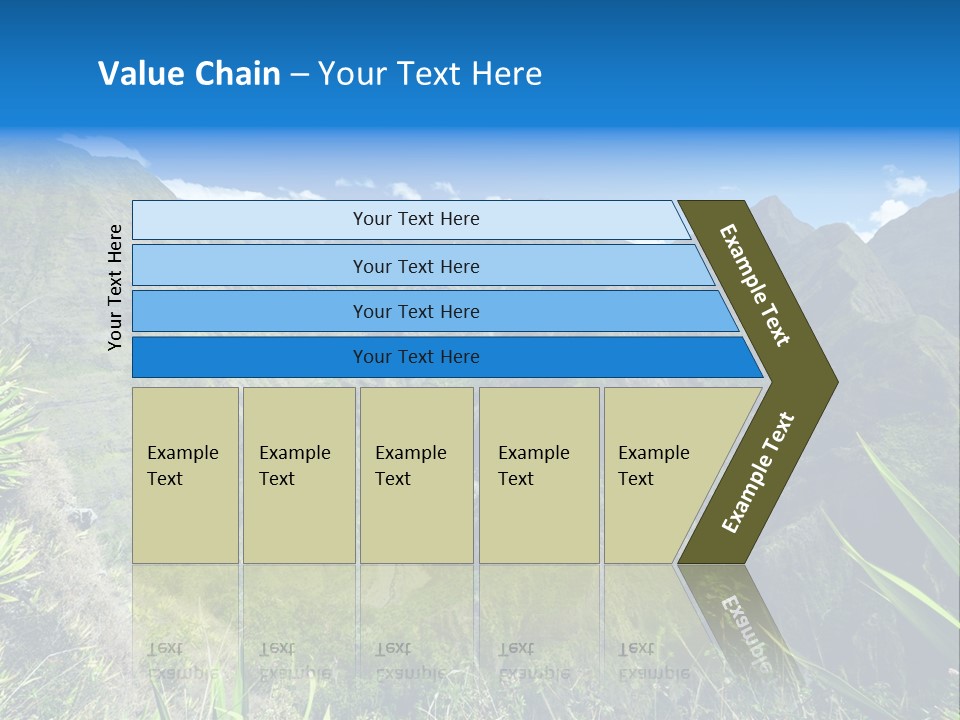 Collapse Landscape Sky PowerPoint Template
