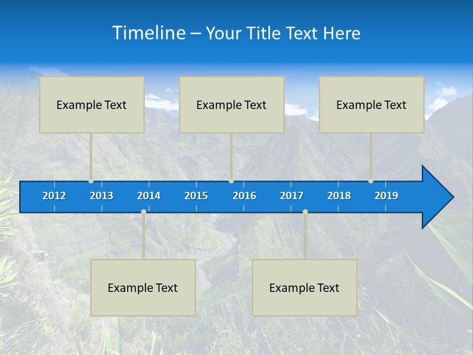 Collapse Landscape Sky PowerPoint Template