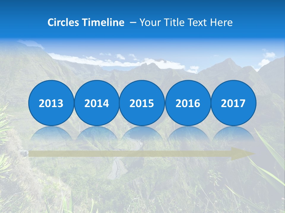 Collapse Landscape Sky PowerPoint Template