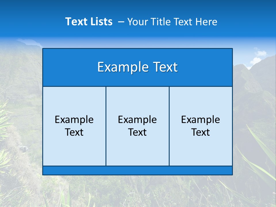 Collapse Landscape Sky PowerPoint Template
