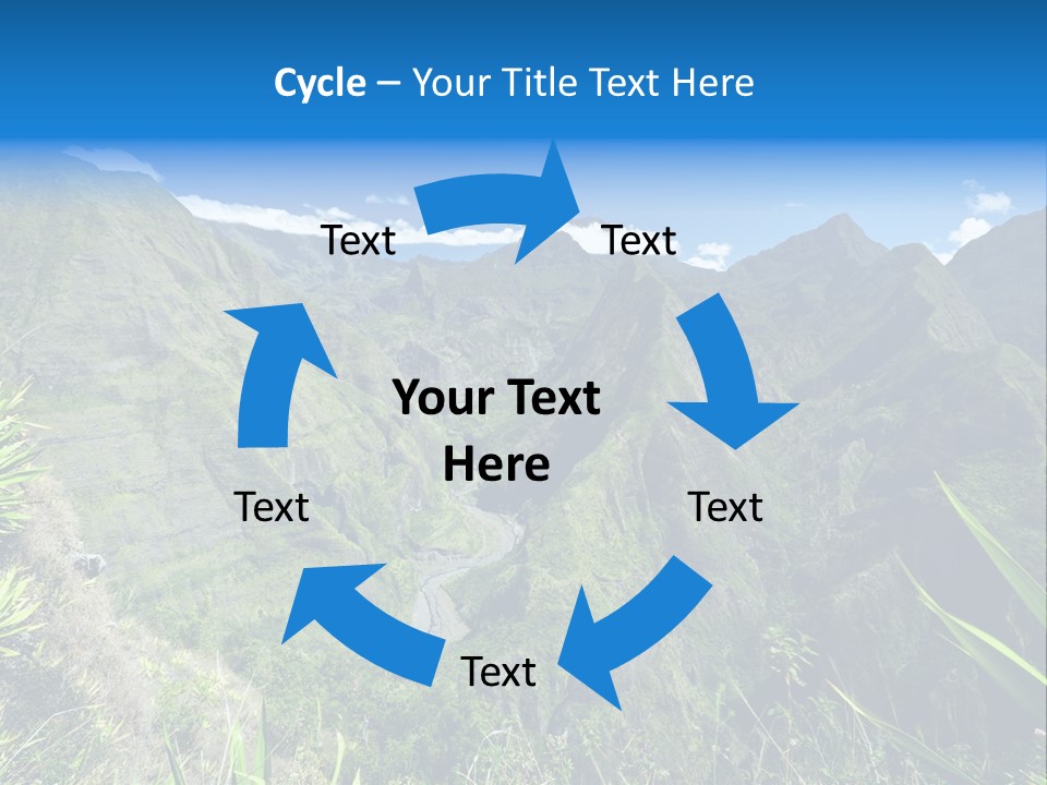 Collapse Landscape Sky PowerPoint Template