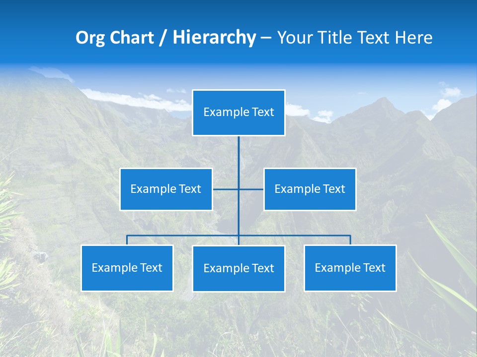 Collapse Landscape Sky PowerPoint Template