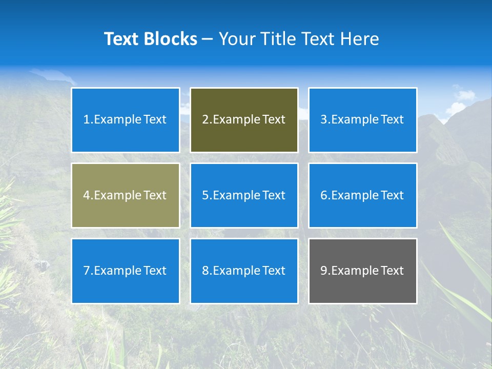 Collapse Landscape Sky PowerPoint Template