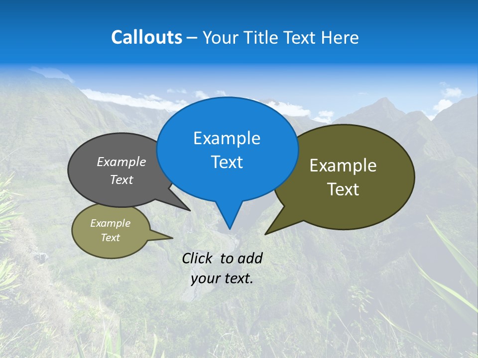 Collapse Landscape Sky PowerPoint Template